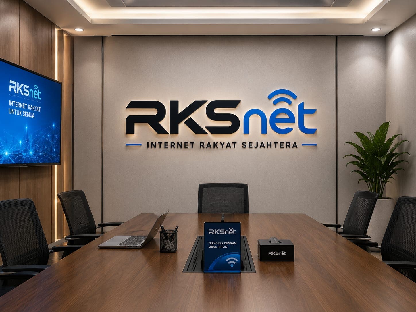 Ruang kerja RKSnet Internet Rakyat Sejahtera