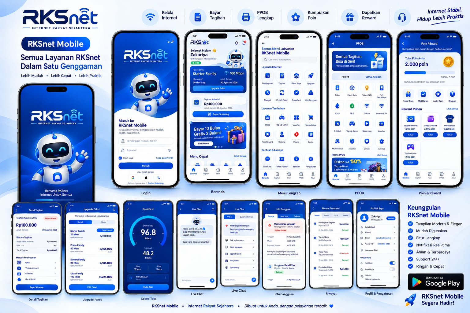 Preview desain RKSnet Mobile